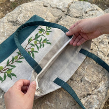 Load image into Gallery viewer, Olives tote Bag With Zipper