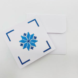 Blue Star Greeting Card